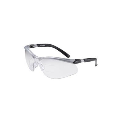 Safewaze BX Safety Eyewear, +1.5 Diopter Polycarbon Anti-Fog Lenses, Silver/Black Frame (247-11457-00000-20)