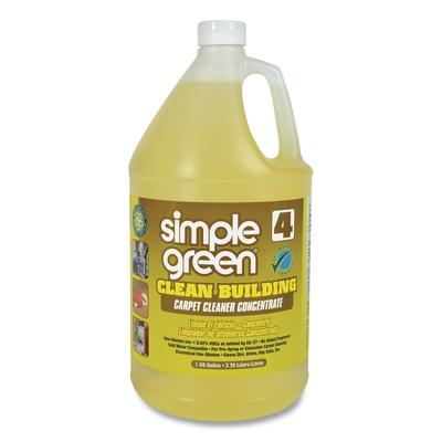 Simple Green 11201 Clean Building Carpet Cleaner Concentrate, Unscented, 1gal Bottle - 1 Case