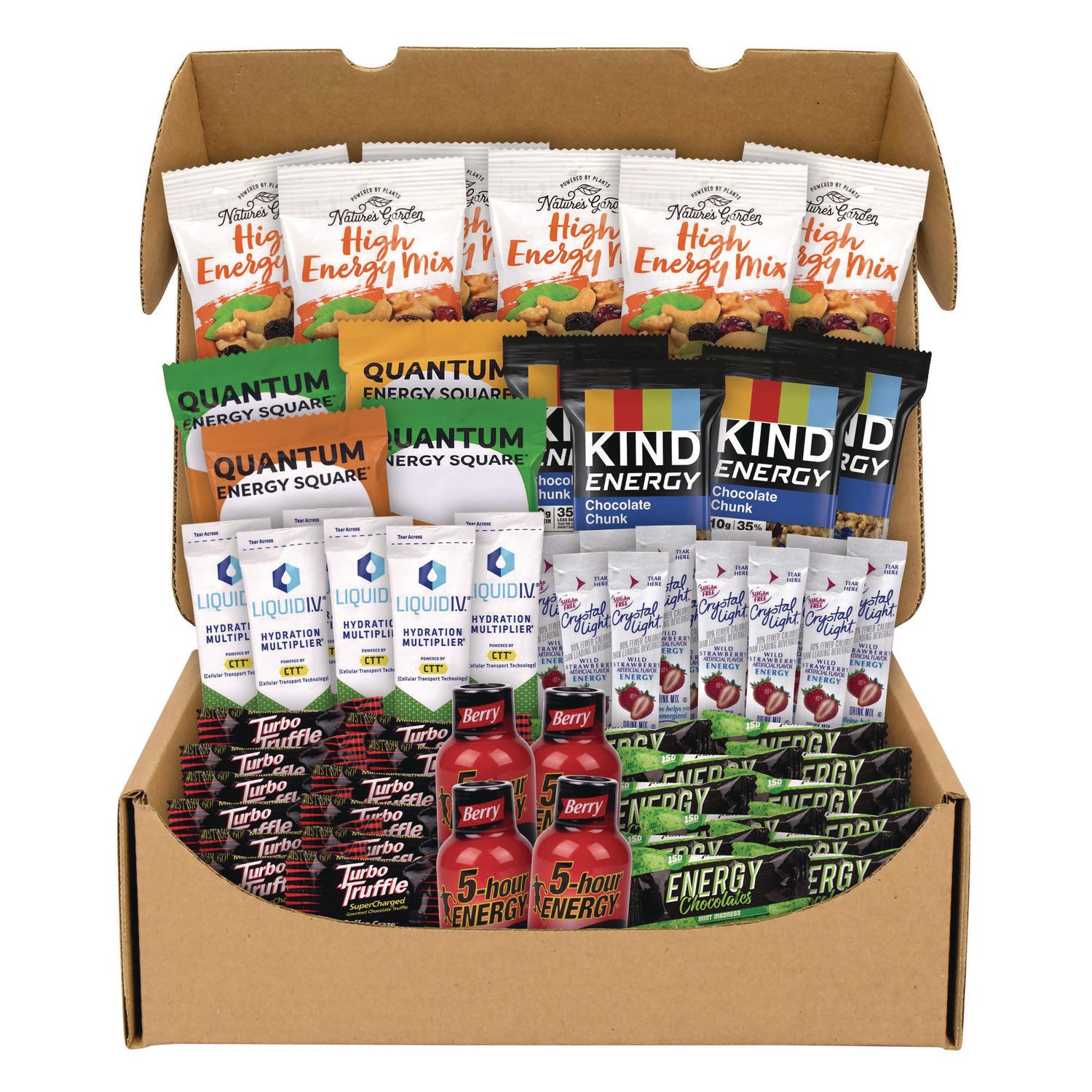 Snack Box Pros 70000164 Energy Snack Box, 60 Assorted Snacks/Box - Box of 60 GRR70000164