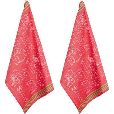 Geschirrtuch PAD "Slide", rot, H:1cm L:70cm T:50cm, 100% Baumwolle, Geschirrtücher Image