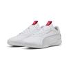 Sneaker PUMA "Scuderia Ferrari HP Neo Cat 3.0 Sneakers Erwachsene", Gr. 46, weiß (weiß silber metallic), Obermaterial: Synthetik, Textil; Futter: Textil; Innensohle: Textil; Laufsohle: Gummi, Schuhe