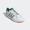 Sneaker ADIDAS SPORTSWEAR "GRAND COURT 2.0", Gr. 43, weiß (cloud weiß, silber grün, collegiate grün), Synthetik, Leder, sportlich, Schuhe, Design auf den Spuren des adidas Superstar