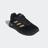 Walkingschuh ADIDAS SPORTSWEAR "CLOUDFOAM COMFY", Gr. 38, schwarz (core schwarz, gold metallic, core schwarz), Textil, Synthetik, sportlich, Schuhe