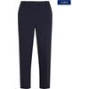 Webhose TOMMY HILFIGER CURVE "CRV PUNTO SLIM STRAIGHT PANT", Damen, Gr. 52, N-Gr, blau (schwarz night navy), Web, Obermaterial: 68% Polyester, 28% Viskose, 4% Elasthan, unifarben, casual, straight fit, Hosen, in Großen Größen, mit Logostickerei