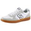 Slip-On Sneaker SKECHERS "NEW WAVE CUP-CALVEN", Herren, Gr. 40, beige (sanftes weiß, beige), Veloursleder, Lederimitat, Textil, sportlich, Schuhe, Retro Sneaker, Schnürschuh mit Gummizug