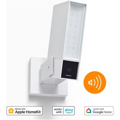 NETATMO Überwachungskamera "Smarte Außenkamera mit Alarmsirene Weiß", weiß, Überwachungskameras Image