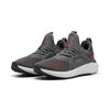 Laufschuh PUMA "Softride Enzo 5 Laufschuhe Erwachsene", Gr. 38.5, grau (cool schwarz gray for all time rot weiß), Obermaterial: Synthetik, Textil; Futter: Textil; Innensohle: Textil; Laufsohle: Gummi, Schuhe
