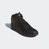 Sneaker ADIDAS SPORTSWEAR "HOOPS 4.0 MID", Gr. 45, schwarz-weiß (core schwarz, core schwarz, cloud weiß), Synthetik, sportlich, Schuhe