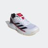 Tennisschuh ADIDAS PERFORMANCE "COURTQUICK PADEL", Gr. 44,5, bunt (cloud weiß, core schwarz, lucid rot), Textil, Synthetik, sportlich, Schuhe, Padelschuh