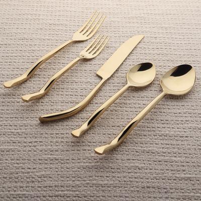Twig Bronze PVD 5 Pcs. Flatware Set