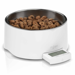 MyBeo Futternapf & Trinknapf mit Waage bis 5 kg - herausnehmbarer Napf - 1000 ml