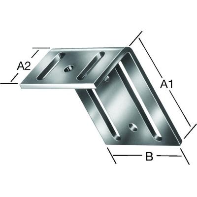 Verstellwinkel 75x35x65x3,5mm Stahl, verzinkt - Vormann Image