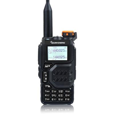 Walkie Talkie 50–600 MHz Dualband-Transceiver NOAA DTMF FM Radio mit LED