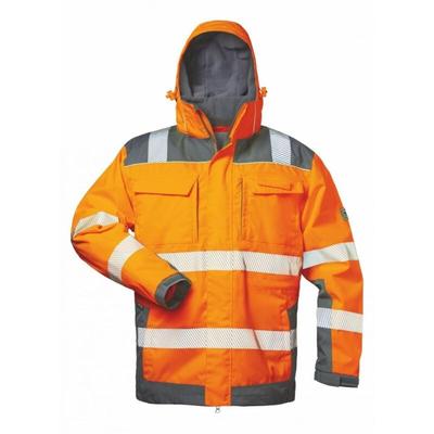 Elysee - niklas 2in1 Warnschutzjacke Orange/Grau ® en iso 20471/3, Gr.L