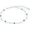 FAVS - Fußkette 925er Silber Fußketten 1 ct Damen (54.89 € / 1 ct)