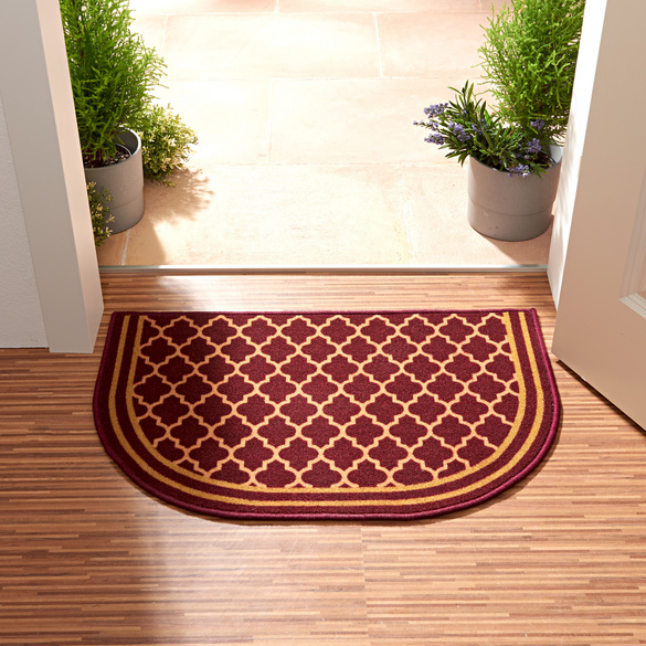 Fußmatte halbrund burgund Eldo Image