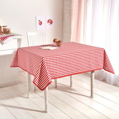 Karo-Tischdecke rot-weiß 132 x 132 cm Eldo Image
