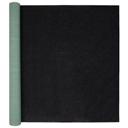 Midori Rasenteppich 100 x 300 cm Schwarz mit Noppen Kunstrasen Teppich Balkon Terrasse Outdoor Image