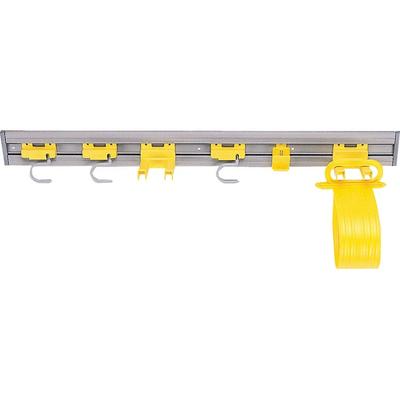 Rubbermaid Commercial Organizer/Tool Hodler, S-Hooks, 4/CT, Gray (RCP199300CT) Case of 4 Rubbermaid® Commercial Closet Organizer
