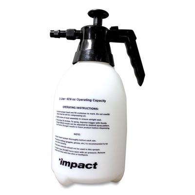 Impact Pump-Up Sprayer/Foamer, 64 oz, Translucent White/Black (IMP6500) Each Impact® Sprayers, Hoses and Nozzles