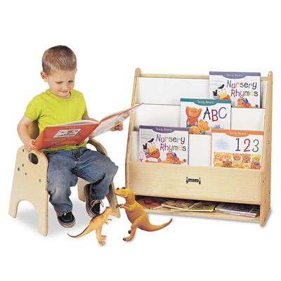 Jonti-Craft Toddler Pick-a-Book Stand, 24w x 9d x 25h, Birch (JNT0071JC) Each Early Learning Furniture