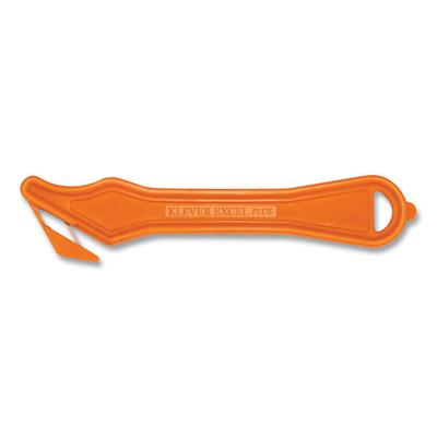 Klever Kutter Excel Plus Safety Cutter, 7" Plastic Handle, Orange, 10/Box (KLVPLS40030G) Box of 10 Klever Kutter™ Knives & Multi-Purpose Tools