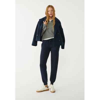 Stradivarius Knit joggers Navy blue XL