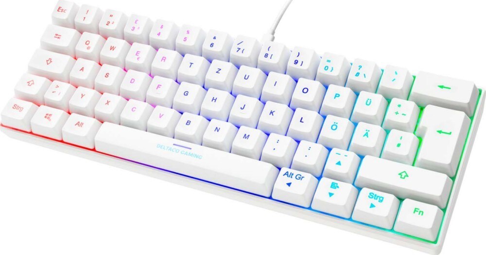 DELTACO GAMING Mini Gaming Tastatur GAM-075-W-DE Image