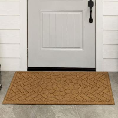 Brick Path Impressions Doormat 48 x 24, 48 x 24, Tan