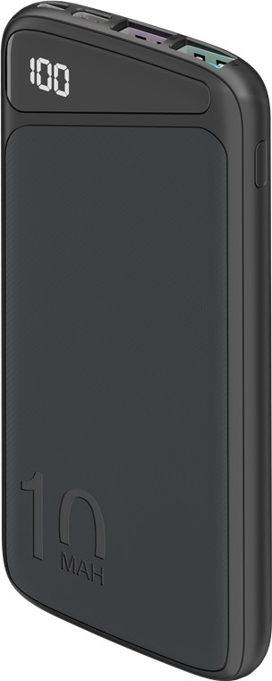 Goobay Schnelllade-Powerbank 10.000 mAh (USB-C™ PD, QC 3.0) - Leistungsstarke Powerbank mit Statusanzeige, Quick Charge-kompatibel Image