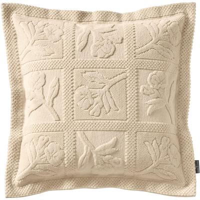 Kissenhülle PEREIRA DA CHUNA Gr. 2, beige (ecru), B:80cm L:80cm, Baumwolle, 100% Baumwolle, Kissenbezüge Image
