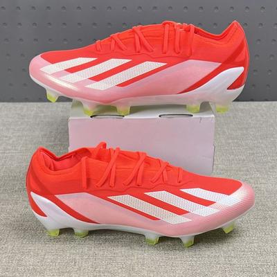 Adidas Shoes | Adidas Soccer Cleats X Crazyfast Elite Fg Solar Red Ig0593 Mens 5.5 / Womens 6.5 | Color: Red | Size: 5.5