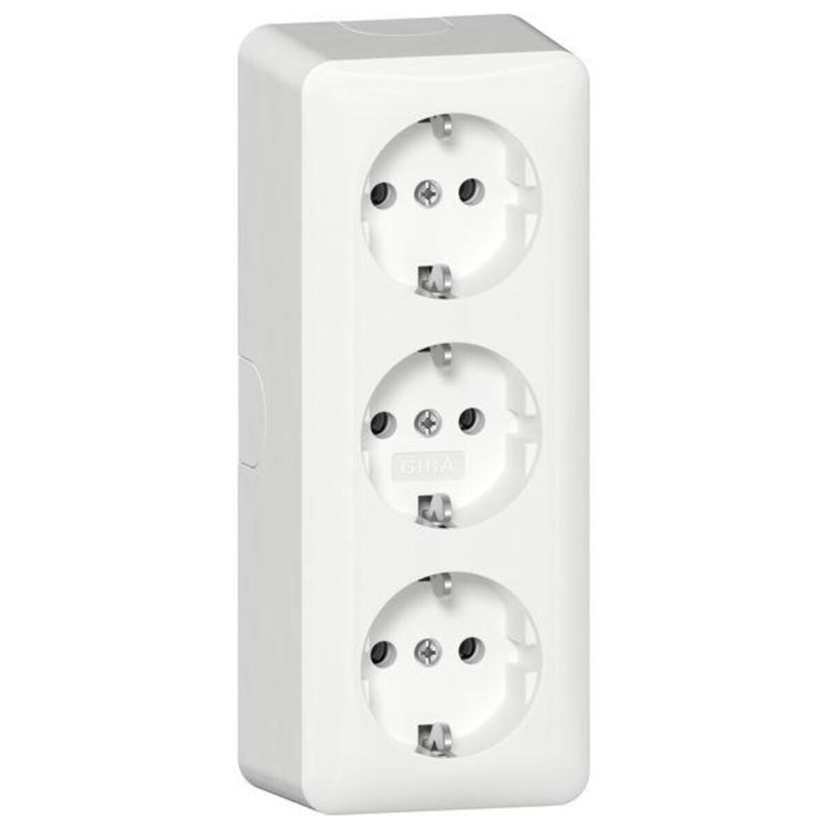 Gira 3fSCHUKO-Steckd.+Montagep. 478913 Image