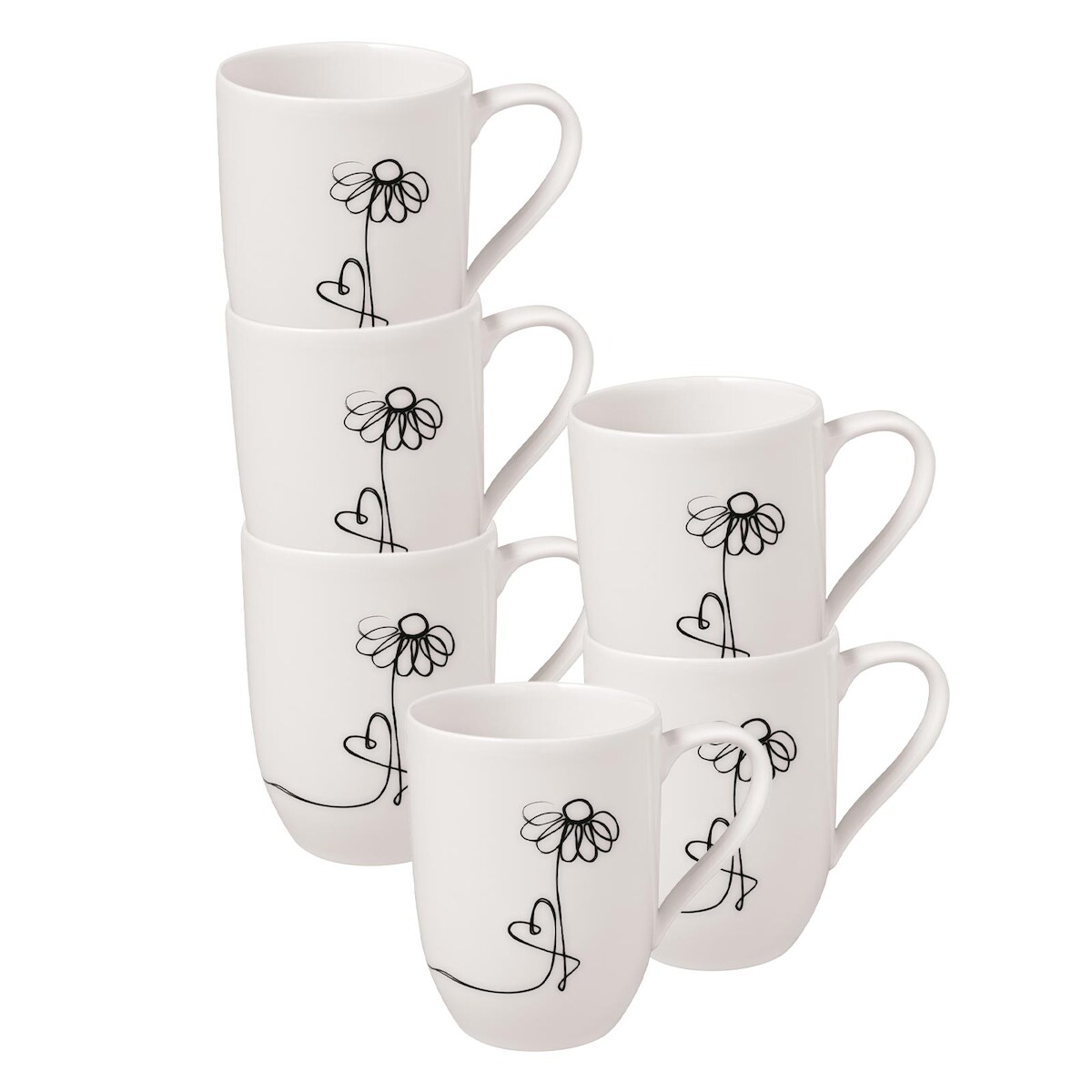 Villeroy & Boch Statement Lines Becher 'Family' 290 ml 6er Set Image