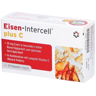 Eisen-Intercell plus C magensaftresistente Kapseln 30 St magensaftresistent Image