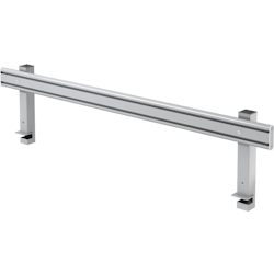 Hammerbacher Orga-Schiene 120 cm mit Halterung silber Image