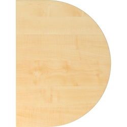 Hammerbacher Anbautisch mit Fuß/Konsole doppelt 60x80cm Ahorn/Graphit Image