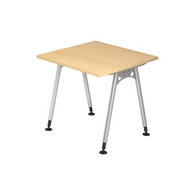 Hammerbacher Schreibtisch A-Fuß 80x80 Ahorn Image