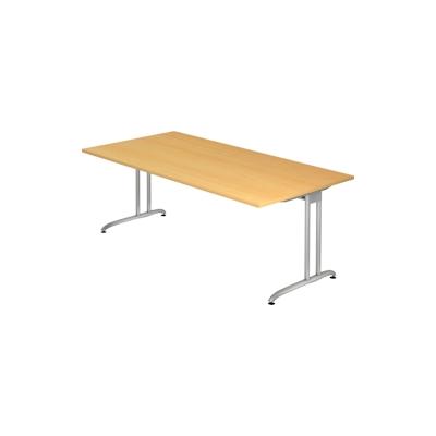 Hammerbacher Schreibtisch 200x100cm Buche Image