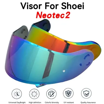 Neotec 2 CNS-3 Full Face Helmet Visor Lens Case for Shoei Neotec 2 II 301 Anti Fog Silver Red Black smoke Photochromic Visor