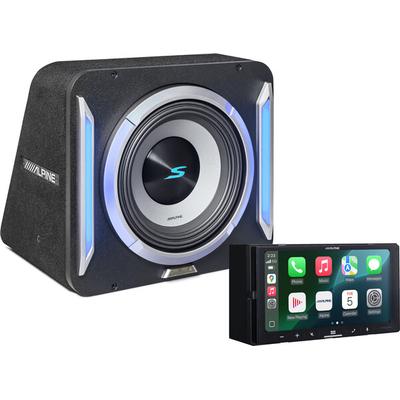 Alpine ILX-W770 + S2-SB10 Digital Multimedia Receiver + Subwoofer