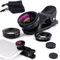 Objectif Fisheye 3 en 1, grand angle 0,67X, micro caméra, n'aime, lentille Fish Eye sur Smartphone,