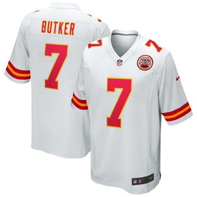 Kansas City Chiefs Nike Game Auswärtstrikot - Weiß - Harrison Butker - Herren Image