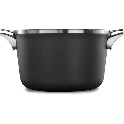 Calphalon Premier Space-Saving Hard-Anodized Nonstick 12-Quart Stock Pot with Lid