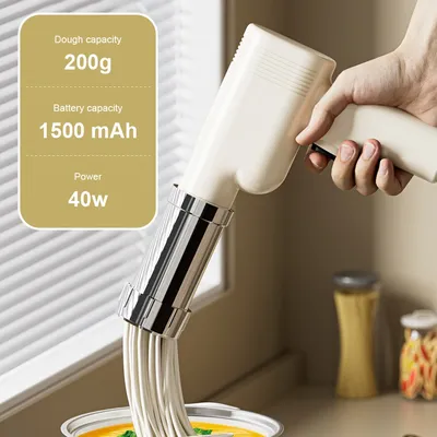 Household Electric Cordless Pasta Maker Noodle Machine Automatic Noodle Maker Charging Handheld