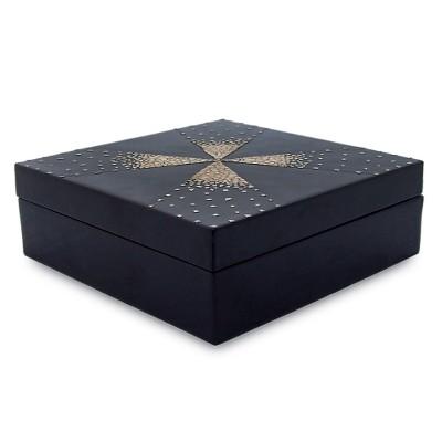 'Fireworks' - Thai Lacquered Wood Jewelry Box