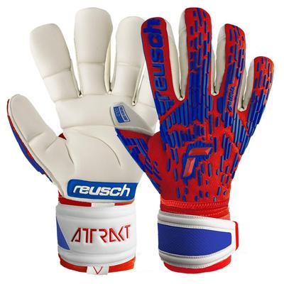 Reusch Attrakt Gold Freegel Finger Support Soccer Goalie Gloves