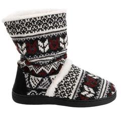 Muk Luks Women's Holly Bootie Slippers - Black S