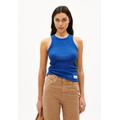 KANITAA - Frauen Fitted Top - blau (Größe: L)