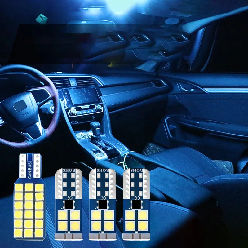 Für Honda Civic 10 2014 2015 2016 2017 2018 2019 FA FD 4-teiliges Auto 12V LED-Lampen-Set Innenraum-Leselampen Kofferraumbeleuchtung Zubehör